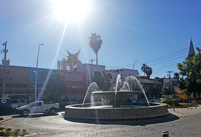 Fountain in the center of town, Chapala, Mexico