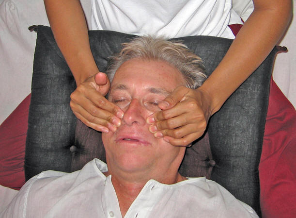 Facial massages are simply a delight! Thai massage, Chiang Mai,  Thailand
