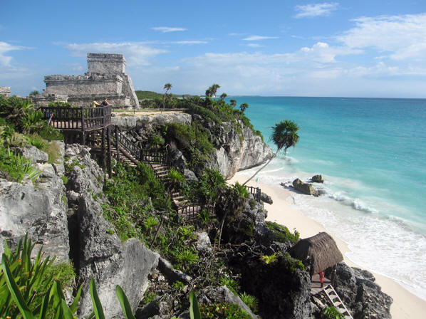 Maya ruins, Tulum, Quintana Roo, Mexico