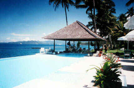 Resort on Bali with beautiful swimming pool