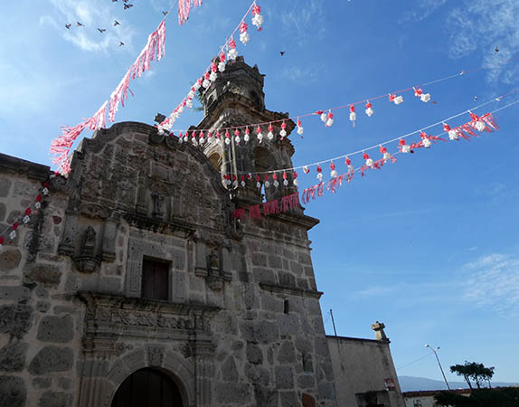 The Santuario de Guadalupe in Cajititlan, Jalisco, Mexico