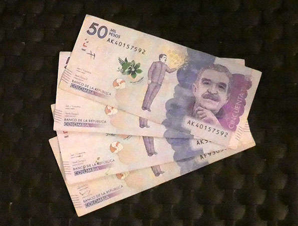 Photo of Colombian money