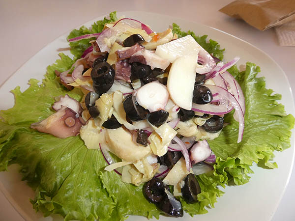 Fresh Octopus salad, La Popular, Oaxaca, Mexico
