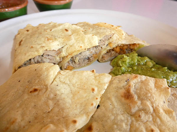 Chamorro tacos, La Popular Restaurant, Oaxaca, Mexico