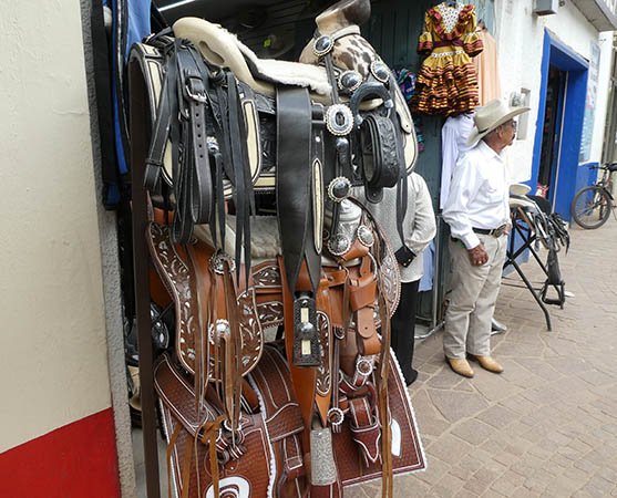 Saddle and leather store, Arandas, Jalisco, Mexico