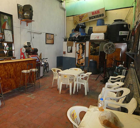 Inside a cantina in Atotonilco, Mexico