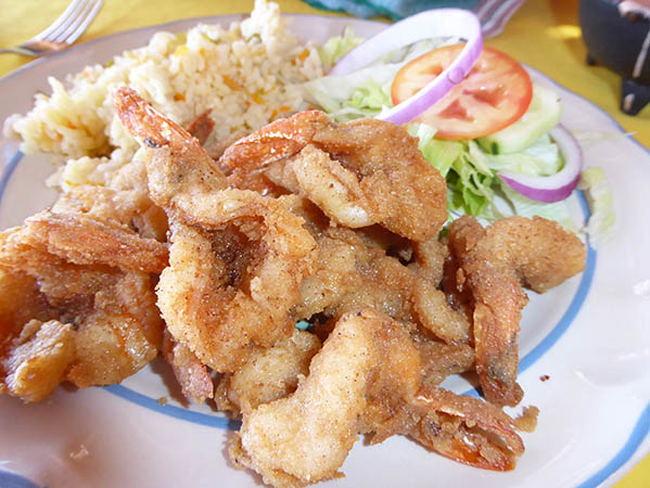 Breaded shrimp