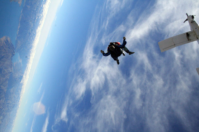 Skydiving in Wanaka, New Zealand