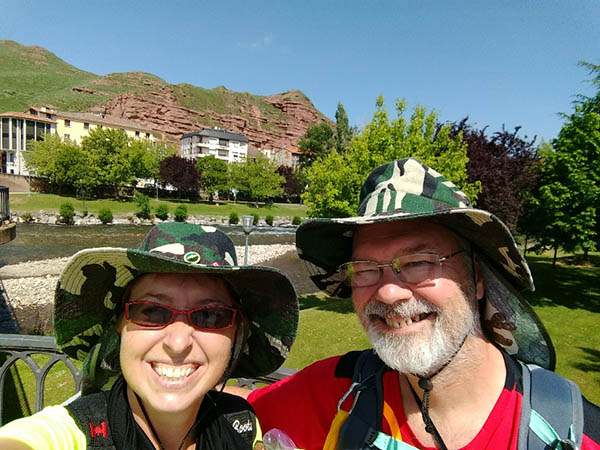 Kathy and Jim, El Camino Frances, Spain, May 2018