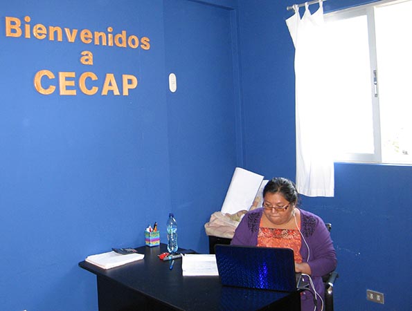 CECAP reception area