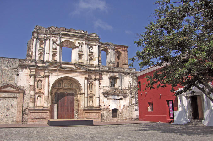 Façade of the former El Carmen church