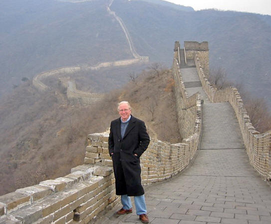 Dale at the Great Wall of China