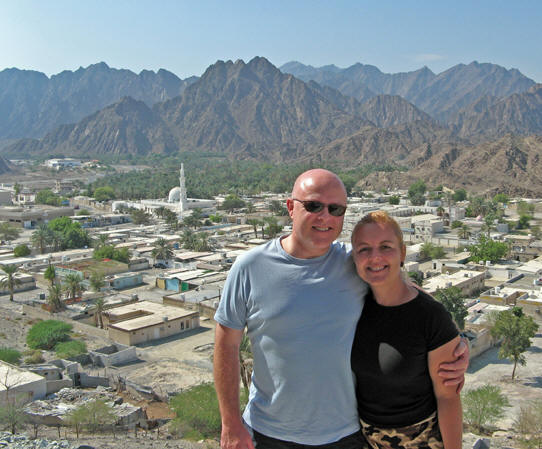 Michael and Hana in the United Arab Emirates