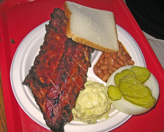 Smoked ribs and the best potato salad ever!