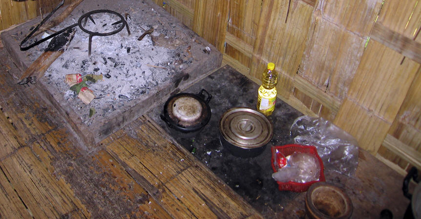 The fact they were not Thai was obvious because Thais "generally" do not cook in their homes.