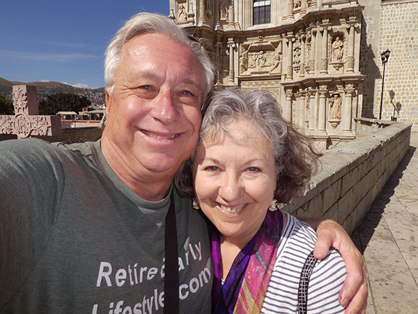Senior couple in Matera, Italy