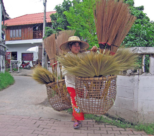 BROOMS MADE FROM LOCAL GRASSES AND SOLD RIGHT TO YOUR DOOR