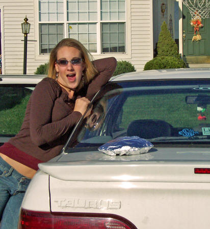 Yowza! Erica saves up and buys her own car!