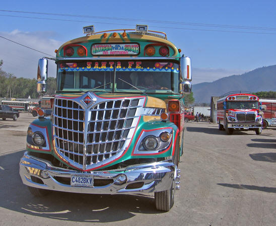 Santa Fe means Holy Faith and holy moley these buses are impressive!