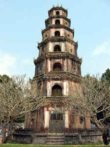 Pagoda in Hue, Vietnam